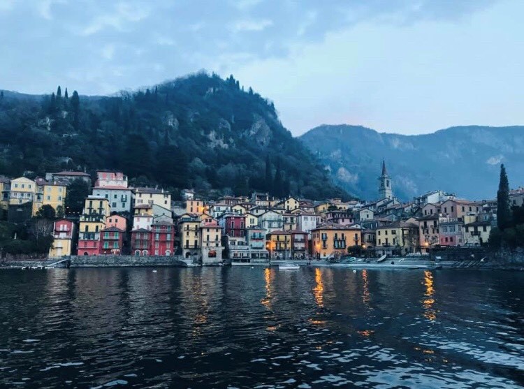 Varenna's rainbow buildings - Varenna Italy.jpg